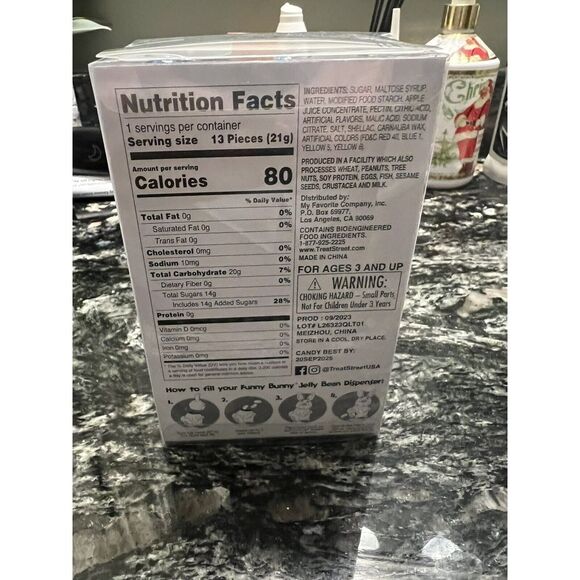 Funny Bunny Blue Rabbit Walks and Poops Jelly Beans - Picture 4 of 5